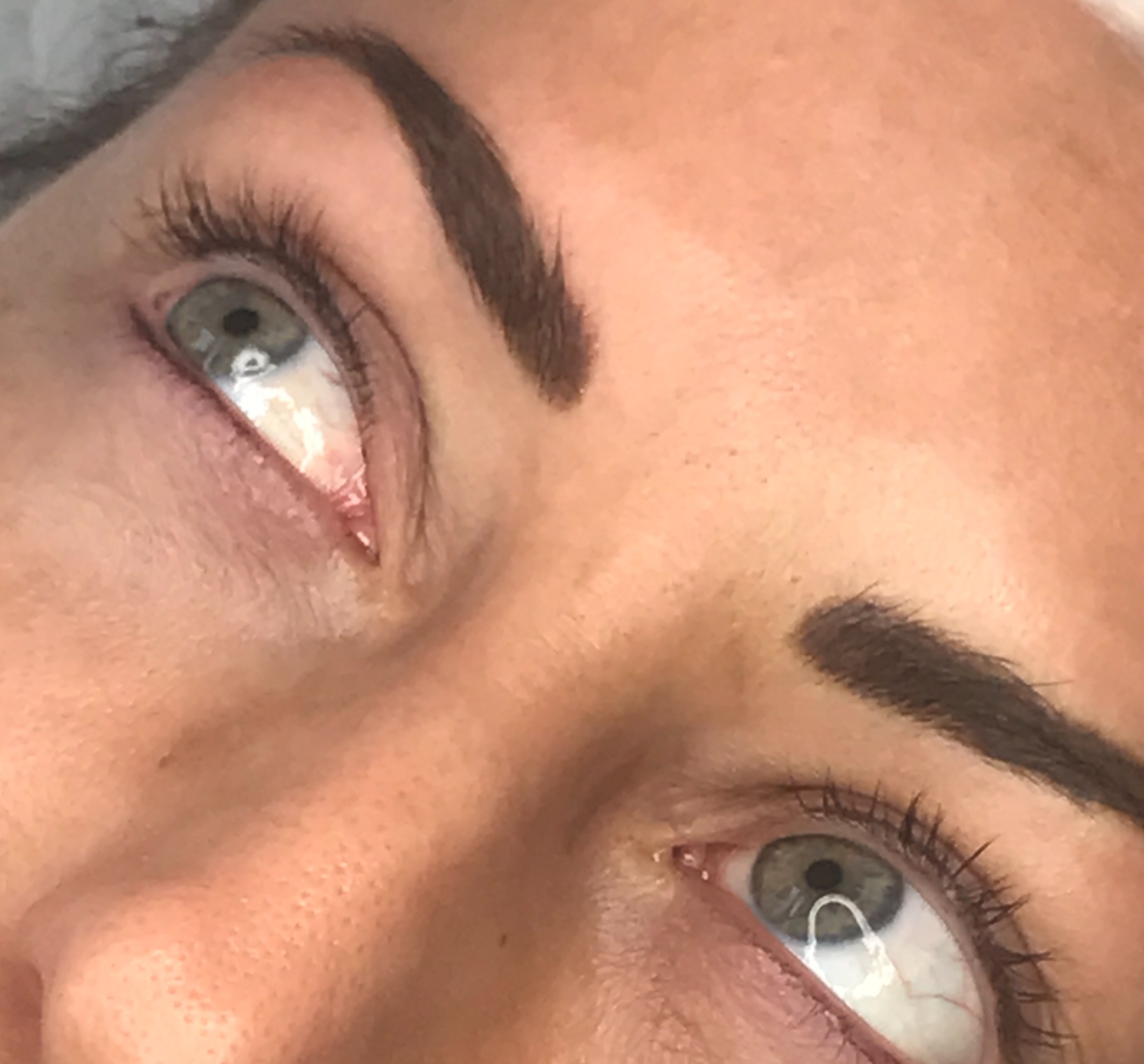 Professional combination brow treatment
