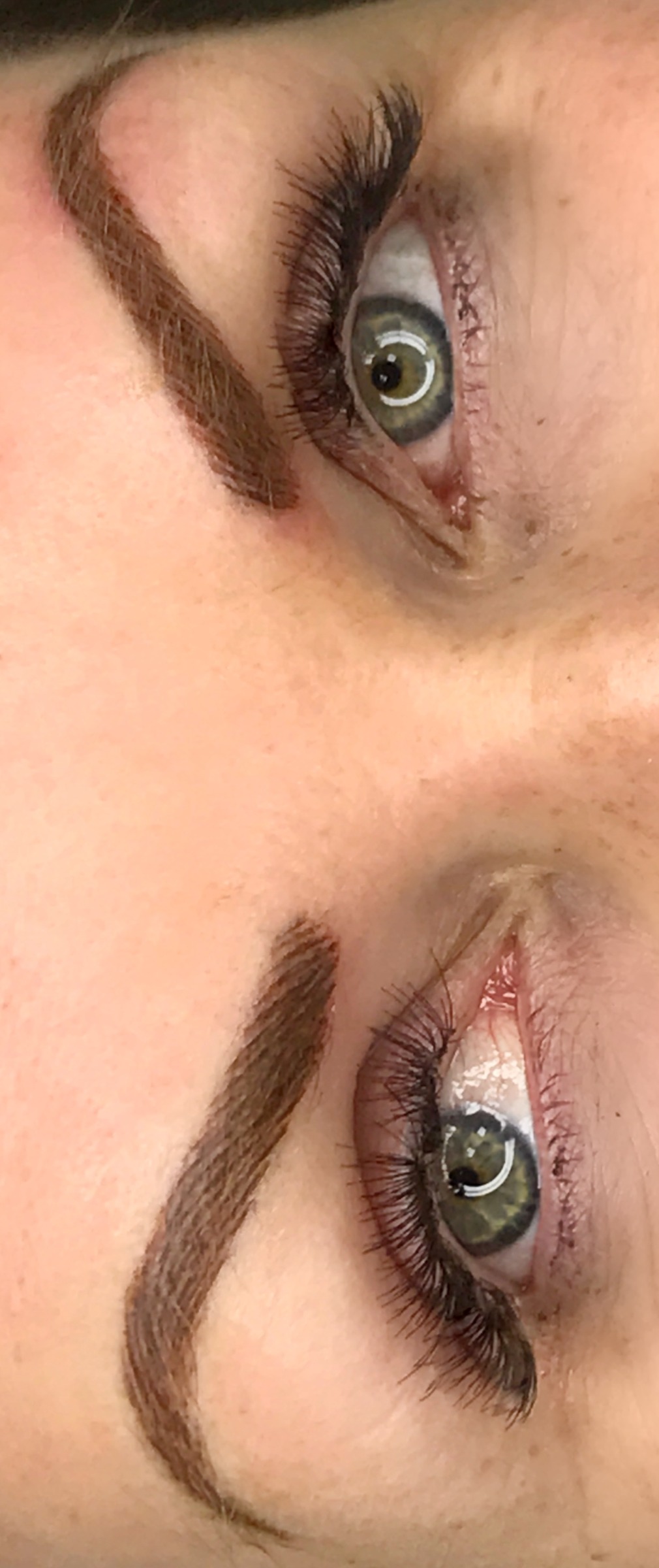 Powder brows treatment at Obsidian Clinics Glasgow